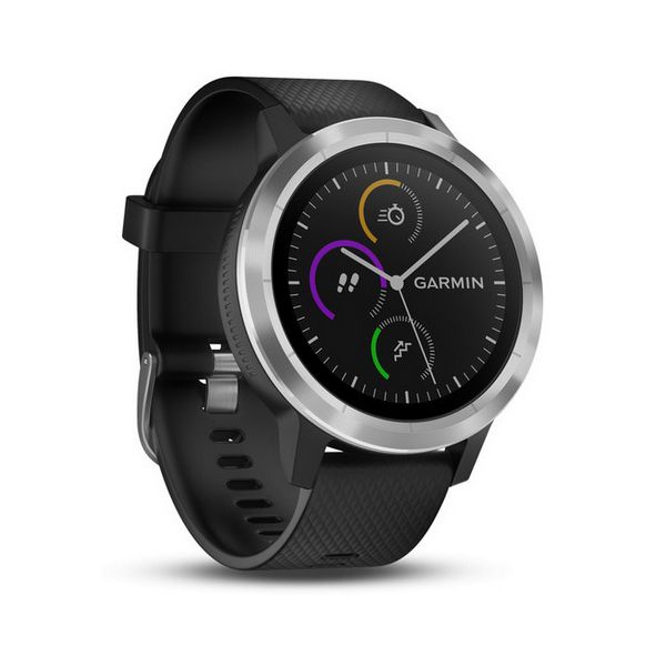 Smartwatch GARMIN Vivoactive 3 1,2" GPS Waterproof 5 ATM Glonass Schwarz Edelstahl