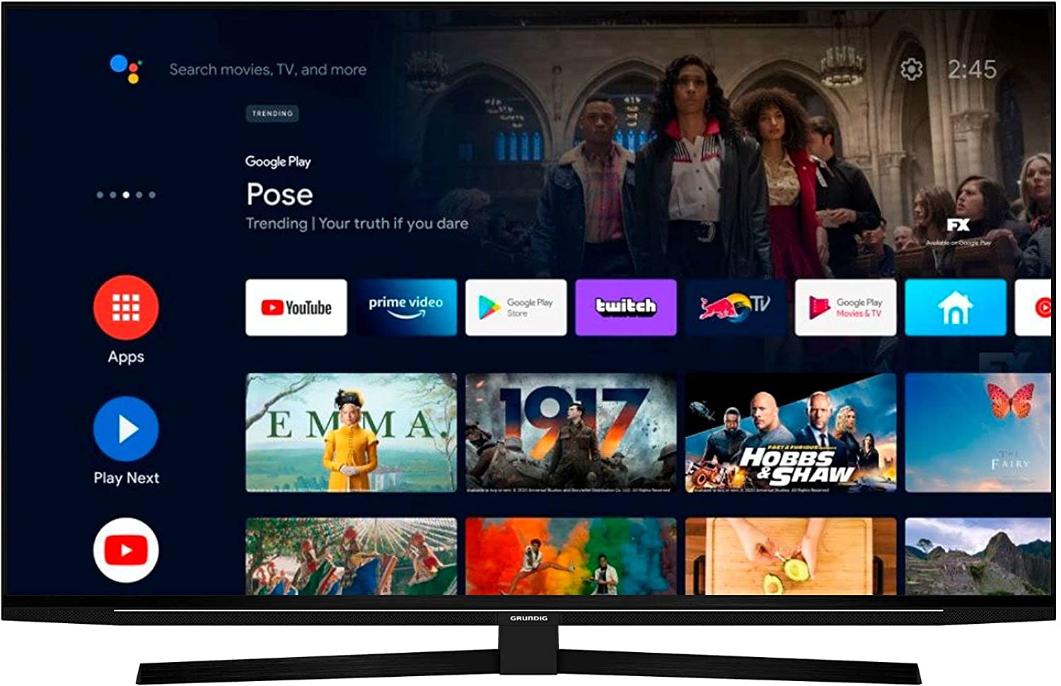Smart TV Grundig 55GFU7990B TV 55 Zoll Android TV