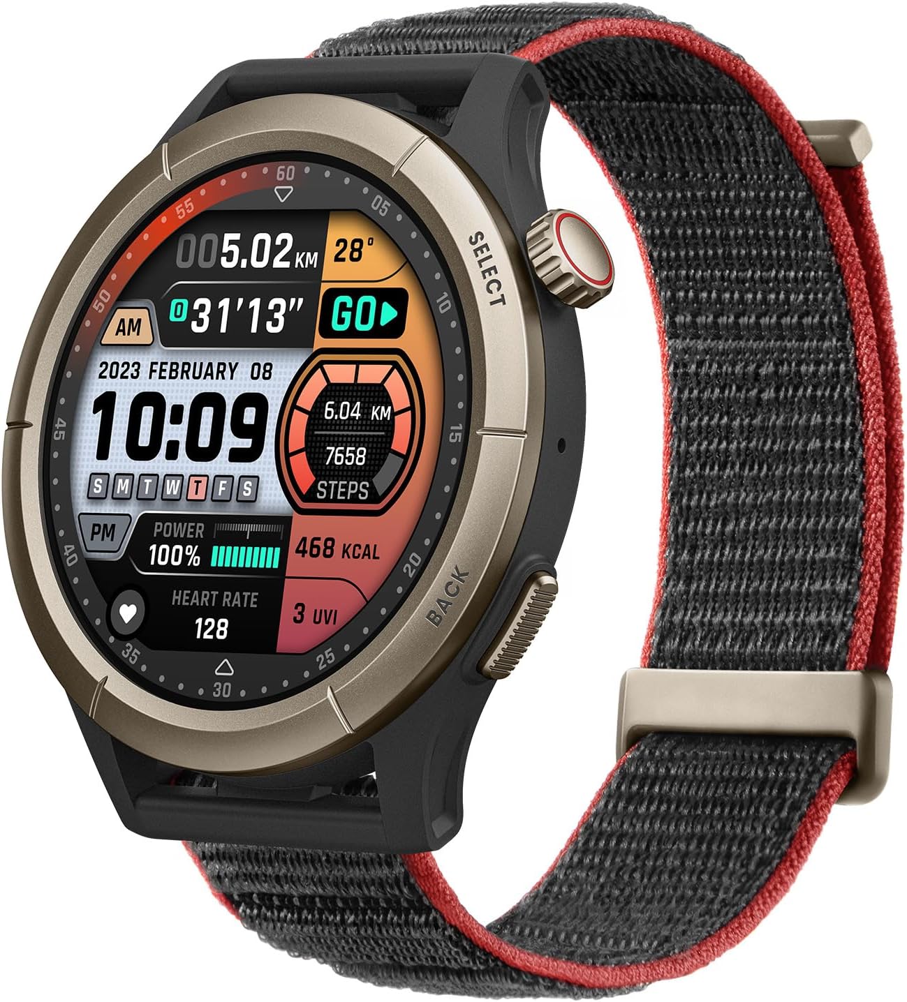 Amazfit Cheetah Pro Smartwatch Dual-Band Schwarz