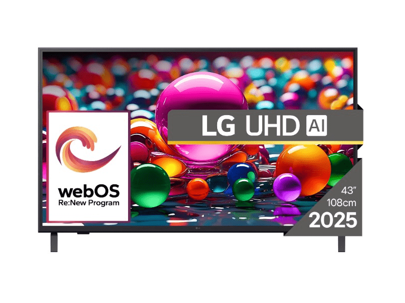 LG SMART TV 43 Zoll LED 4K 43UA74003LB