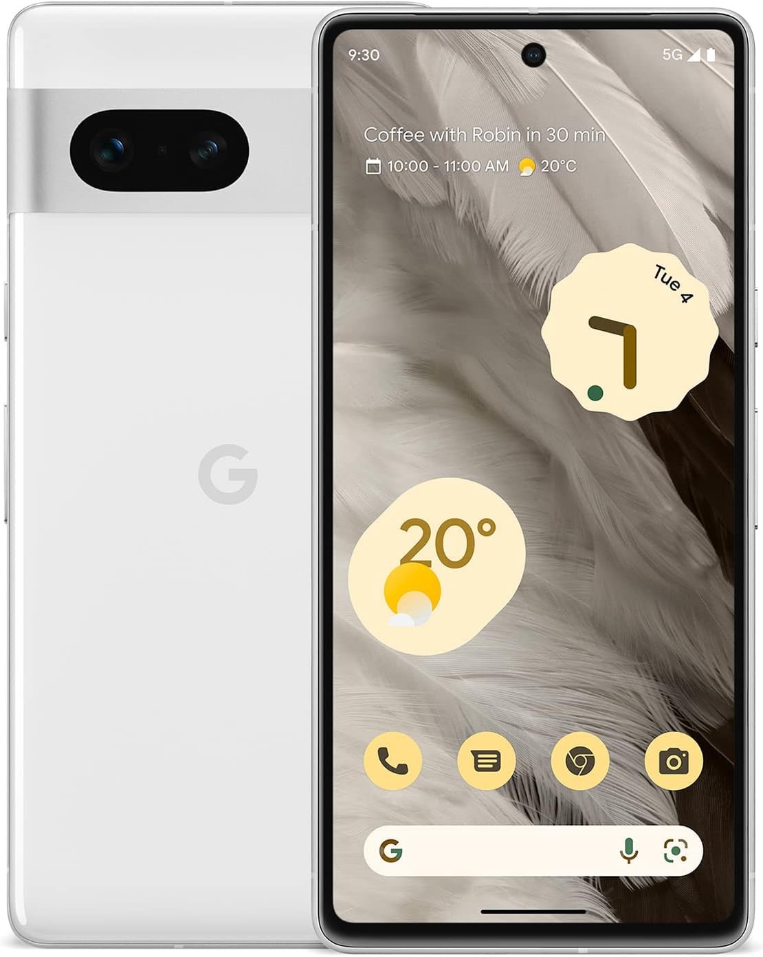 Google Pixel 7 Obsidian Android Smartphone Weiss